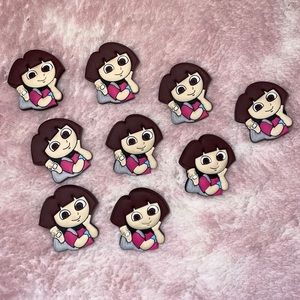 DORA THE EXPLORER CROC CHARMS